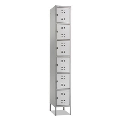Lockers; Locker Configuration: 1-Wide ; Assembled: Yes ; Handle Type: Pull ; Locker Material: Steel ; Locking Mechanism: Padlock ; Body Material: Heavy Gauge Steel